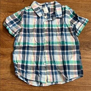 Plaid Kids Shirt - Multicolor